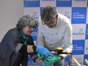 Capacitan a líderes vecinales en cuidado de medidores de agua