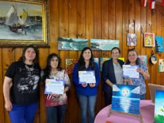 Taller de pintura acrílica con relieve culmina con éxito en Gorbea
