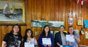 Taller de pintura acrílica con relieve culmina con éxito en Gorbea