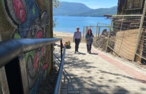 Playa Blanca de Caburgua ya cuenta con anhelado acceso peatonal