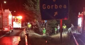 Trágico accidente vehicular en acceso a Cuarta Faja de Gorbea termina con dos víctimas fatales