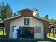 Frontel inauguró conexión eléctrica de capilla Allipén en la comuna de Freire