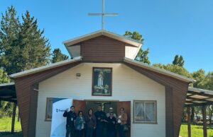 Frontel inauguró conexión eléctrica de capilla Allipén en la comuna de Freire