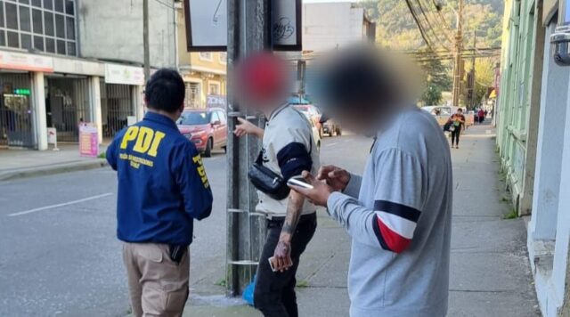 En Temuco PDI realiza fiscalización a extranjeros dedicados al comercio informal