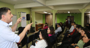 Jóvenes de establecimientos educacionales municipales de Villarrica recibieron charla sobre ley penal adolescente dictada por fiscalía