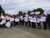 Con protesta alcaldesa de Pitrufquén, concejales y dirigentes del sector Huefel exigen al MOP que cumpla fallo de la corte suprema