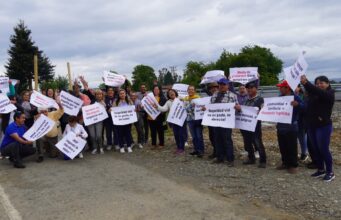 Con protesta alcaldesa de Pitrufquén, concejales y dirigentes del sector Huefel exigen al MOP que cumpla fallo de la corte suprema