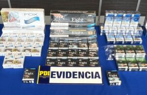 En Temuco detienen a mujer que comercializaba cigarrillos de contrabando