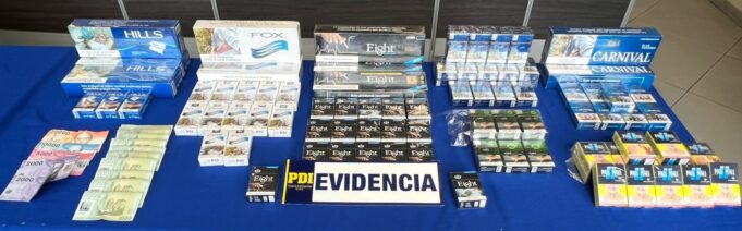 En Temuco detienen a mujer que comercializaba cigarrillos de contrabando