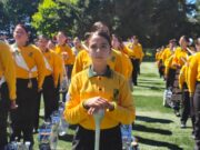 Pitrufquén vibró con el primer encuentro de bandas de guerra escolares organizado por el colegio Madres Dominicas