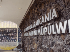 Fiscalía abre investigación por lienzo con amenazas en cercanías del Aeropuerto de La Araucanía