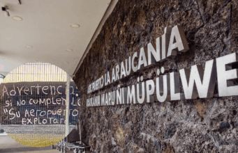 Fiscalía abre investigación por lienzo con amenazas en cercanías del Aeropuerto de La Araucanía