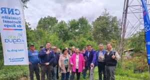 Primera piedra de proyecto de riego en Huilio beneficiará a 17 agricultores gracias a convenio CNR–Conadi