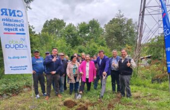 Primera piedra de proyecto de riego en Huilio beneficiará a 17 agricultores gracias a convenio CNR–Conadi