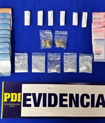 Pareja que se dedicaba al microtráfico de drogas fue detenida en Villarrica