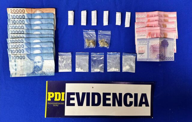 Pareja que se dedicaba al microtráfico de drogas fue detenida en Villarrica