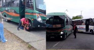 Conductores de buses interurbanos se enfrentan a golpes en el paradero de la comuna de Freire