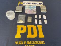 Pareja es detenida por microtráfico tras operativo sorpresa en Lastarria, comuna de Gorbea