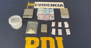 Pareja es detenida por microtráfico tras operativo sorpresa en Lastarria, comuna de Gorbea