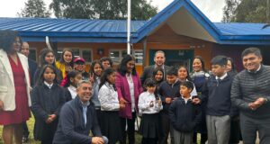 Inauguran obras de conservación en la escuela El Lliuco de Freire en el marco del fortalecimiento de la educación pública