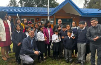 Inauguran obras de conservación en la escuela El Lliuco de Freire en el marco del fortalecimiento de la educación pública