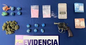 Dos detenidos en Traiguén por microtráfico de drogas