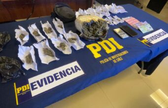 Un detenido en Freire con más de dos mil dosis de marihuana listas para la venta