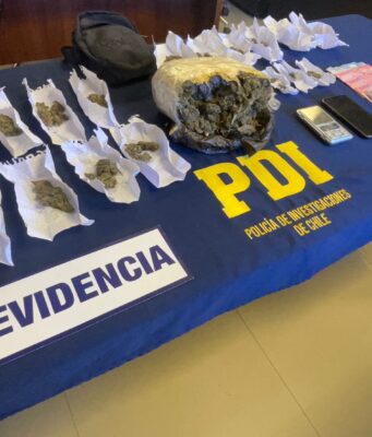Un detenido en Freire con más de dos mil dosis de marihuana listas para la venta