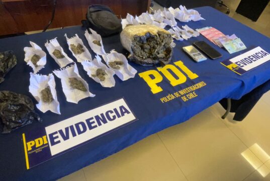 Un detenido en Freire con más de dos mil dosis de marihuana listas para la venta