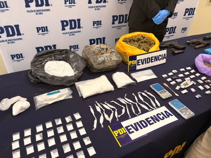 Cae clan familiar liderado por dirigente vecinal que traficaba drogas frente a jardín infantil en Temuco