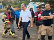 Municipalidad de Pucón coopera con apoyo logístico en el combate de incendios en la región