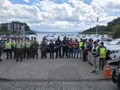 Equipos de seguridad desarrollaron exitoso operativo en la Playa Grande de Pucón