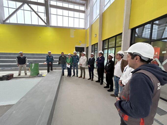 Piscina temperada y semiolímpica de Pucón ya suma un 85% de avance