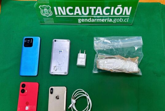 Funcionario de gendarmería es detenido por tráfico de drogas en la cárcel de Villarrica