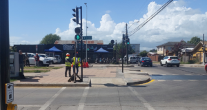 Finalizan obras de integración de semáforos en el eje Pablo Neruda de Temuco