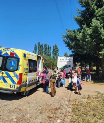 Colisión por alcance deja cerca de 10 personas lesionadas en ruta Freire–Radal