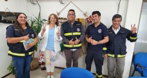 Nueva directiva del cuerpo de bomberos de Pitrufquén se presento oficialmente con la máxima autoridad comunal