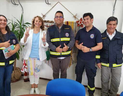 Nueva directiva del cuerpo de bomberos de Pitrufquén se presento oficialmente con la máxima autoridad comunal