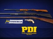 En Cautín: PDI recupera armamento y munición conforme a normativa vigente