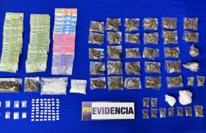 PDI saca de circulación 1251 dosis de sustancias ilícitas en la comuna de Villarrica
