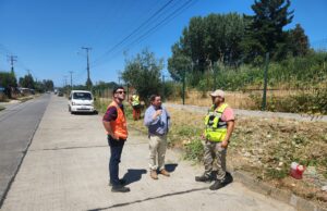 Municipio de Freire refuerza acciones preventivas en sector El Bosque