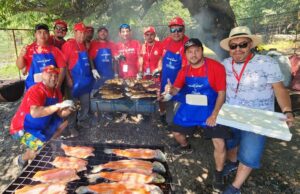 Miles de personas disfrutaron de la trucha asada en la gran Truchada de Pitrufquén