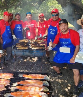 Miles de personas disfrutaron de la trucha asada en la gran Truchada de Pitrufquén