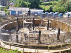 60% de avance registra nuevo estanque de 1.000 m3 que abastecerá a Villarrica