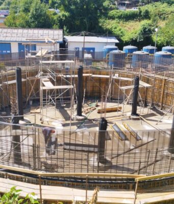 60% de avance registra nuevo estanque de 1.000 m3 que abastecerá a Villarrica