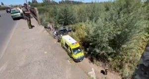 Vehículo cae al río Cautín en Temuco y deja dos personas lesionadas