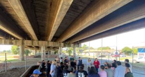 Municipio de Pitrufquén e Isa vías impulsan el cambio de rostro a la rotonda sur