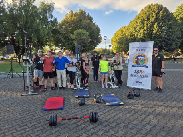 “Gimnasio en tu barrio” culminó sus actividades en Pillanlelbun