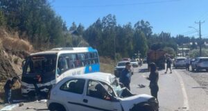 Conductor de automóvil muere tras violento accidente en la ruta Nueva Imperial – Carahue