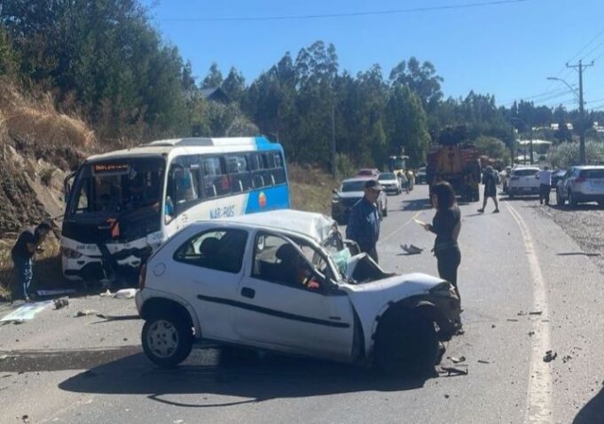 Conductor de automóvil muere tras violento accidente en la ruta Nueva Imperial – Carahue